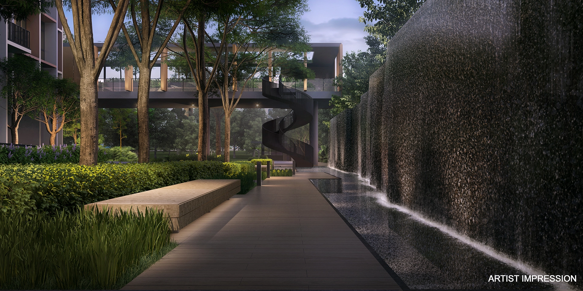 Waterfall Corridor