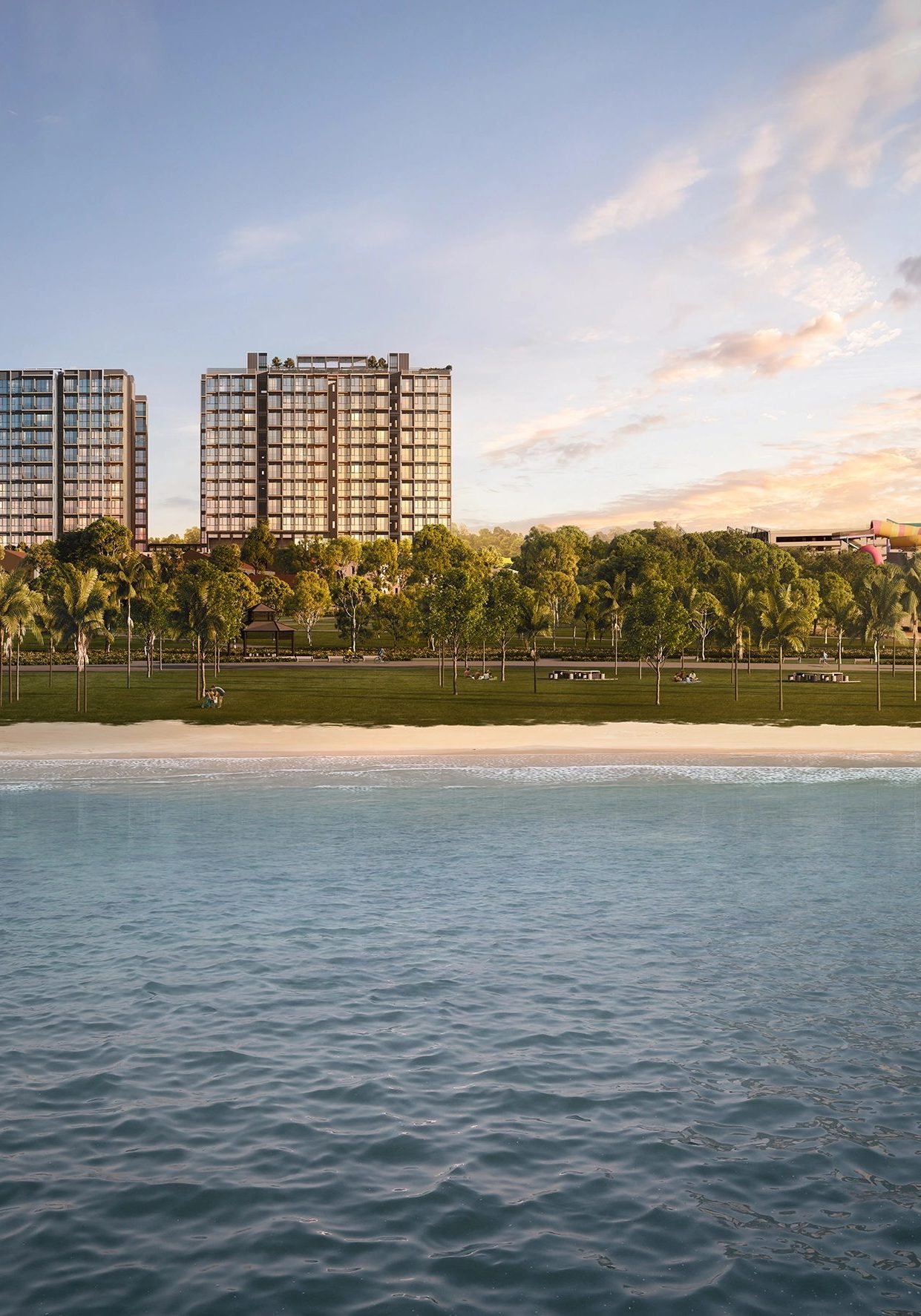 Coastal Cabana (View from Pasir Ris Beach)